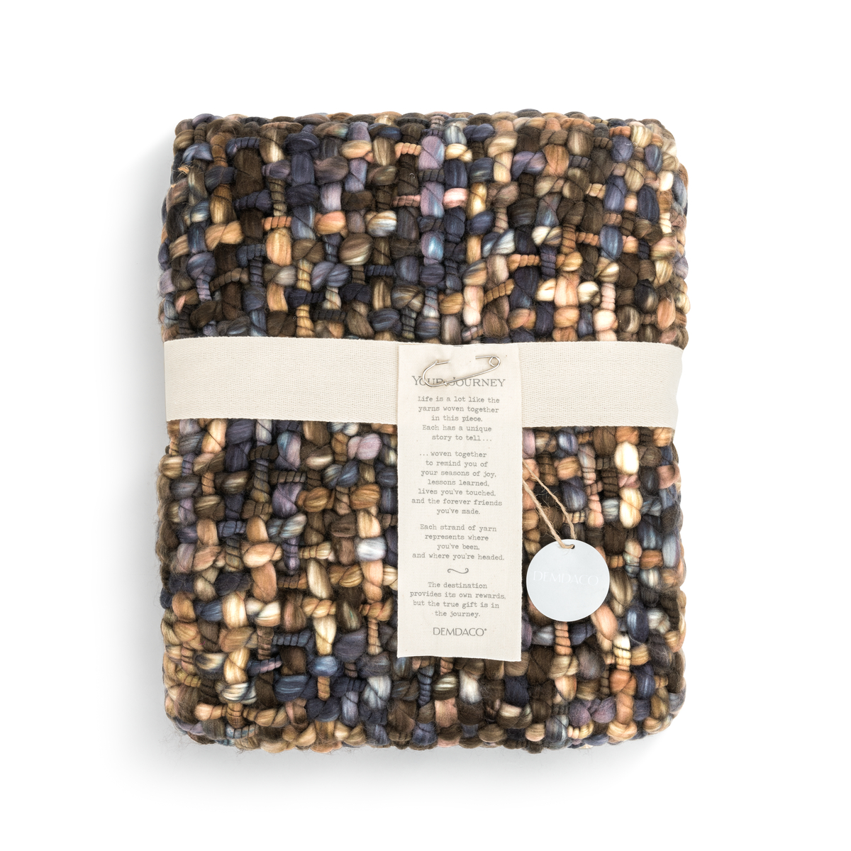 Woven Throw Blanket Blue/Green