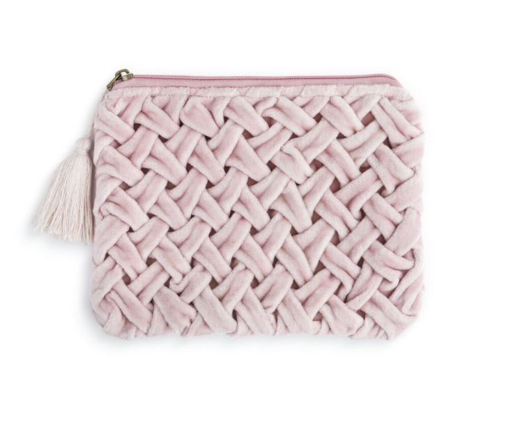 Velvet Blush Zip Pouch Velvet Blush Zip Pouch